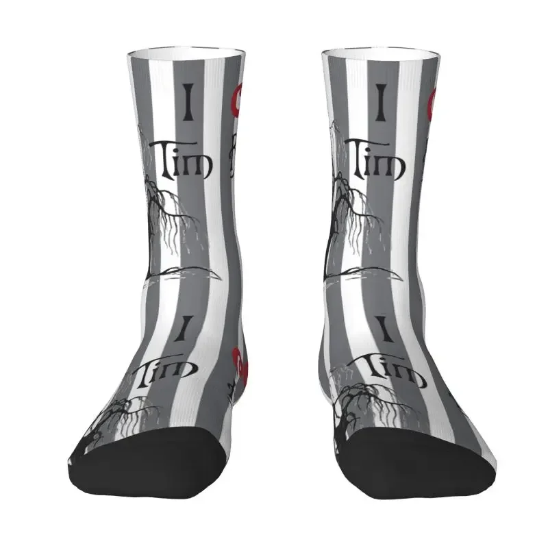Fashion Printed I Love Tim Burton Socks for Women Men Stretchy Summer Autumn Winter Beetlejuice Movie Crew Socks
Fashion Printed I Love Tim Burton Socks for Women Men Stretchy Summer Autumn Winter Beetlejuice Movie Crew Socks