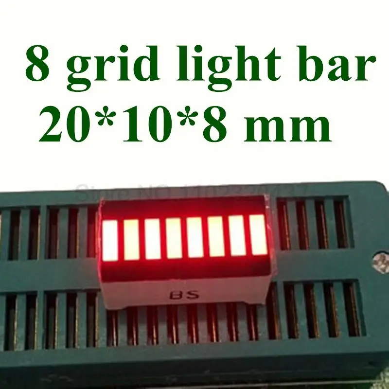 20pcs LED Bar Display 8 Segment RED Array Numbers LED Signs Display Bar Graph Segment LED
20pcs LED Bar Display 8 Segment RED Array Numbers LED Signs Display Bar Graph Segment LED