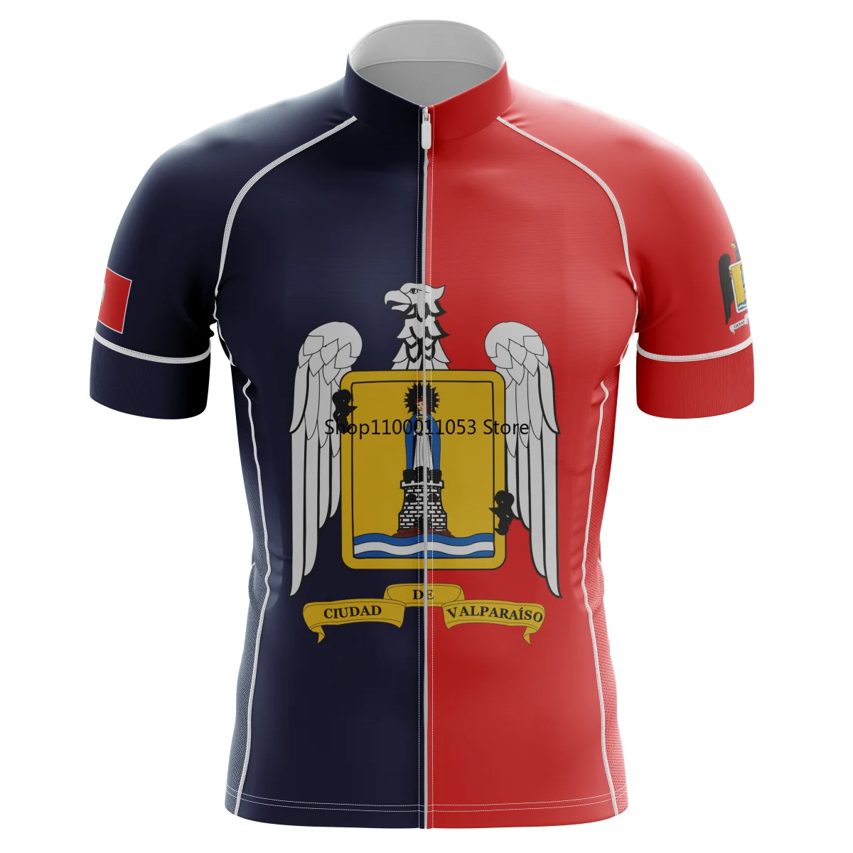 Quick Dry Round Neck Short Sleeve Bike Shirt Elastic Breathable Riding Clothes Men's Cycling Jersey Polyester
Quick Dry Round Neck Short Sleeve Bike Shirt Elastic Breathable Riding Clothes Men's Cycling Jersey Polyester