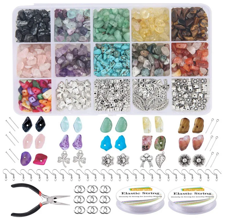 Irregular Chips Stone Beads with Earring Hooks Pendants Charms DIY Making Necklace Bracelet Buckle Accessories
Irregular Chips Stone Beads with Earring Hooks Pendants Charms DIY Making Necklace Bracelet Buckle Accessories
