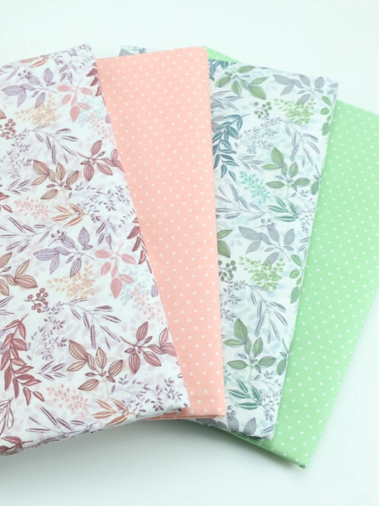 160x50cm Small Floral Leaves Dot Pure Cotton Home Textile Quilt Cover Bed Sheet Diagonal Cloth Fabric
160x50cm Small Floral Leaves Dot Pure Cotton Home Textile Quilt Cover Bed Sheet Diagonal Cloth Fabric