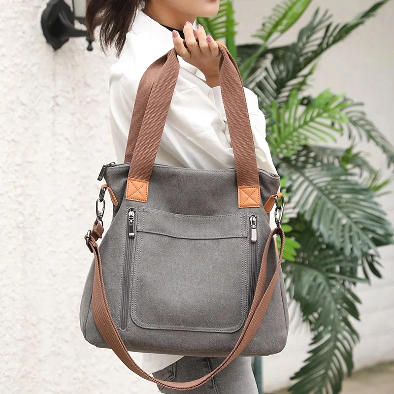 Canvas Shoulder Bag for Women 2023 Luxury Designer Handbag Ladies Large Capacity Shopping Tote Bag High Quality Crossbody Bags
Canvas Shoulder Bag for Women 2023 Luxury Designer Handbag Ladies Large Capacity Shopping Tote Bag High Quality Crossbody Bags