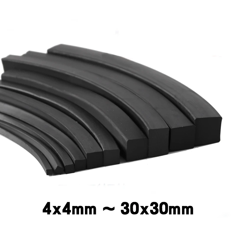 1/2/3/5Meter Black Solid NBR Nitrile Rubber Seal Strip Square Section 4x4mm~30x30mm Oil Heat Resist
1/2/3/5Meter Black Solid NBR Nitrile Rubber Seal Strip Square Section 4x4mm~30x30mm Oil Heat Resist