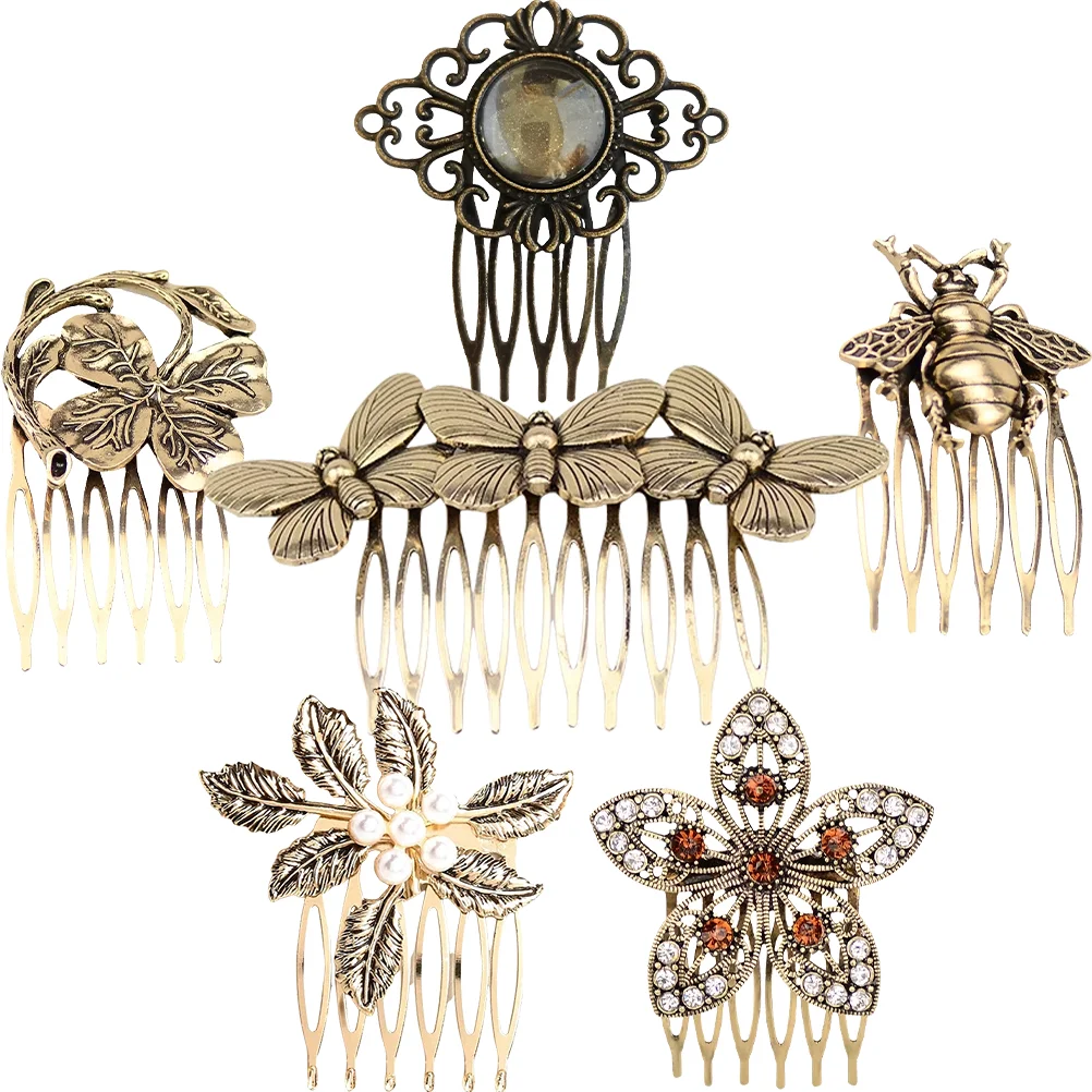 6 Pcs Pearls Hair Comb Wedding Hair Clip Retro Hair Clips Decorative Hair Combs Vintage Side Comb Metal Hair Claw Clips
6 Pcs Pearls Hair Comb Wedding Hair Clip Retro Hair Clips Decorative Hair Combs Vintage Side Comb Metal Hair Claw Clips