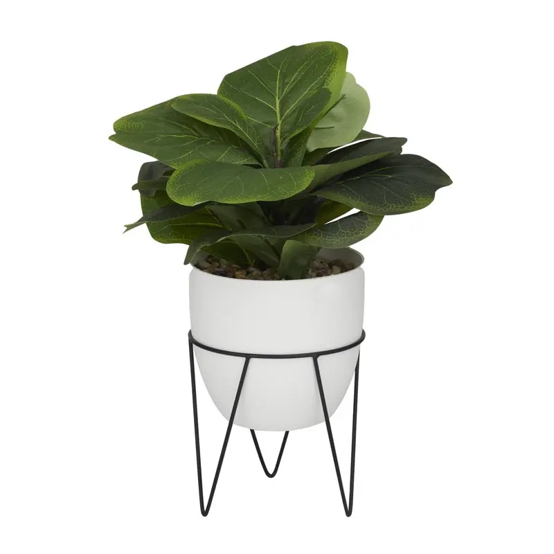 Stunning, Round Pilea Artificial Plant with White Stylish Pot and Metal Stand - Perfect Home and Office Decorations by GreenVant
Stunning, Round Pilea Artificial Plant with White Stylish Pot and Metal Stand - Perfect Home and Office Decorations by GreenVant