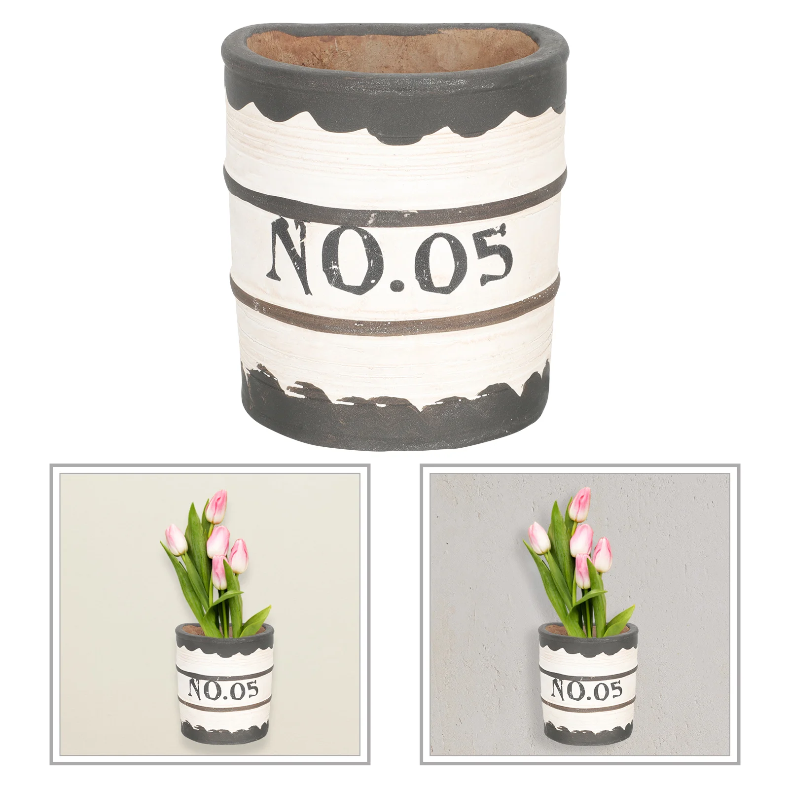 Planter Wall Flower Hanging Cement Pot Vase Planters Pots Succulent Holders Container Farmhouse Indoor Decorative Bowl Half
Planter Wall Flower Hanging Cement Pot Vase Planters Pots Succulent Holders Container Farmhouse Indoor Decorative Bowl Half