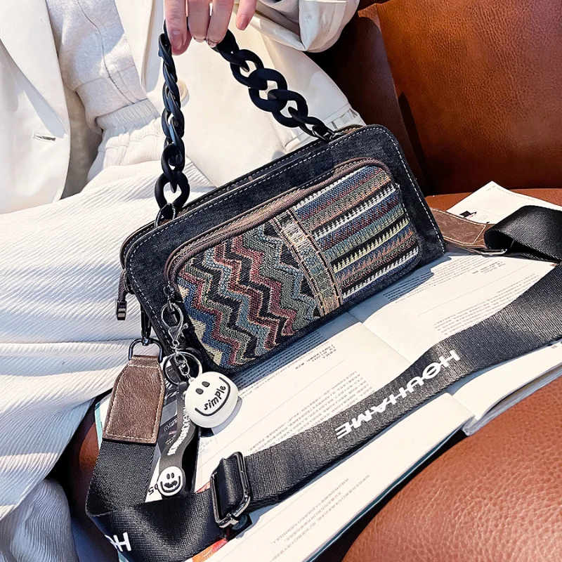 Винтажная маленькая Боковая Сумка для женщин, дамская сумочка на плечо, мини-сумка с черной цепочкой, женские мессенджеры
Винтажная маленькая Боковая Сумка для женщин, дамская сумочка на плечо, мини-сумка с черной цепочкой, женские мессенджеры