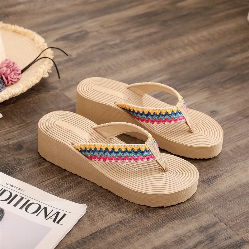 Shoes Weave Breathable Slipper Women Wedges Flip-flops Beach Home Sandals Women Sock Slippers Slippers for Women
Shoes Weave Breathable Slipper Women Wedges Flip-flops Beach Home Sandals Women Sock Slippers Slippers for Women