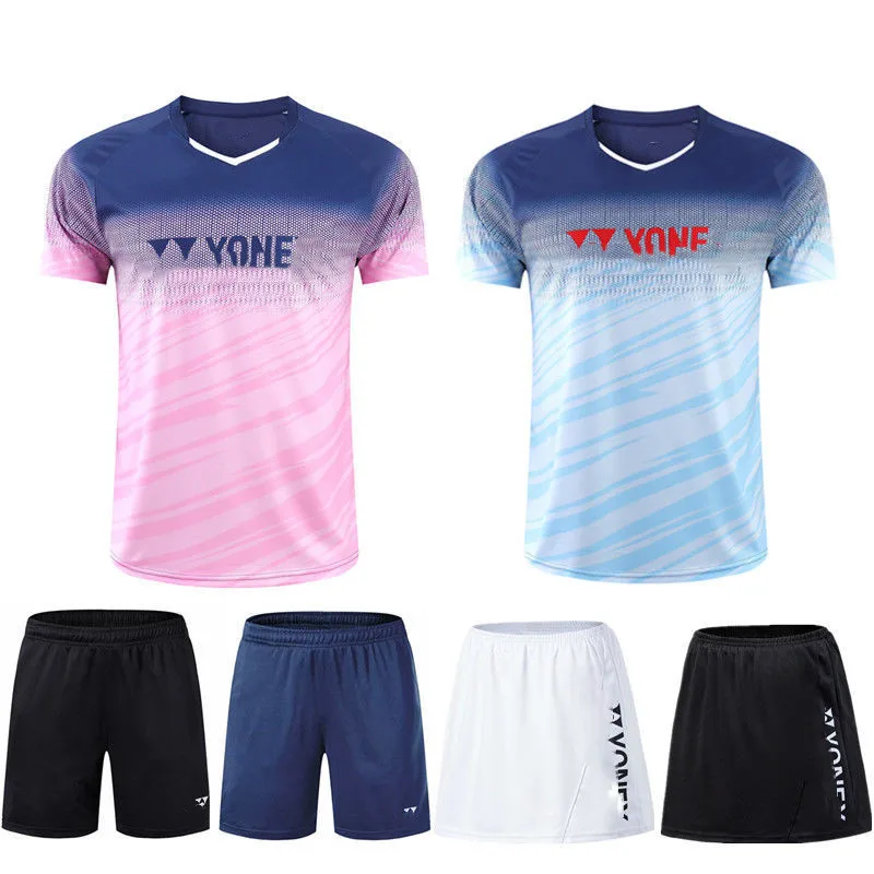 New Yonx Badminton Suit Quick Drying Breathable Sports Suit Tennis Table Tennis Suit Men's and Women's Match Wear T-shirt Pants
New Yonx Badminton Suit Quick Drying Breathable Sports Suit Tennis Table Tennis Suit Men's and Women's Match Wear T-shirt Pants