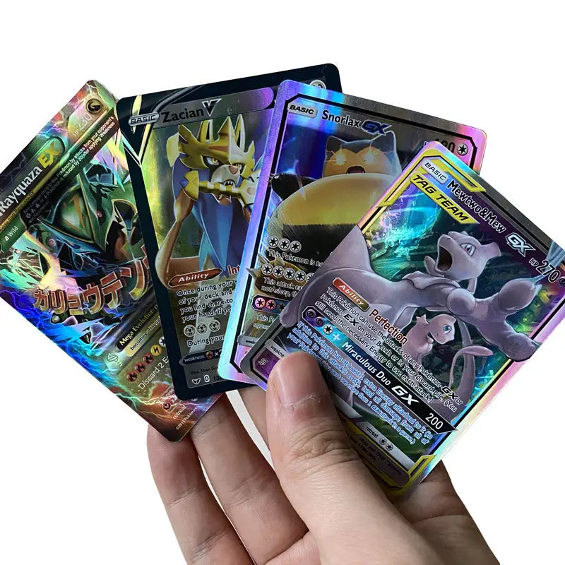 60pcs Pokemon English Flash Card Mega GX Tag Team Vmax Combat Trainer Game Collection Card Children Birthday Christmas Gift
60pcs Pokemon English Flash Card Mega GX Tag Team Vmax Combat Trainer Game Collection Card Children Birthday Christmas Gift
