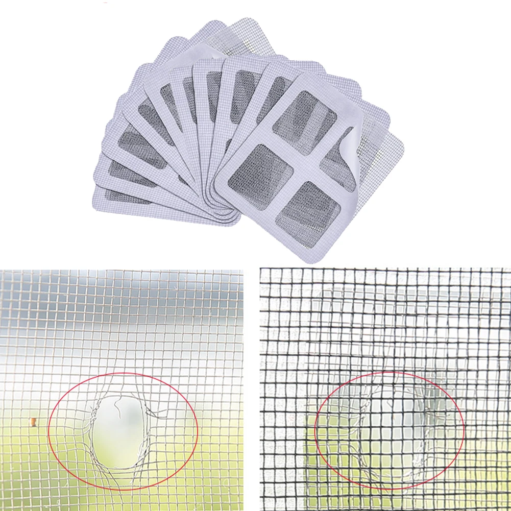 3/5/10pc Window and Door Screen Repair Patch Home Self-Adhesive Stickers for Tears Rips and Holes Practical Antis Mosquito Fly
3/5/10pc Window and Door Screen Repair Patch Home Self-Adhesive Stickers for Tears Rips and Holes Practical Antis Mosquito Fly