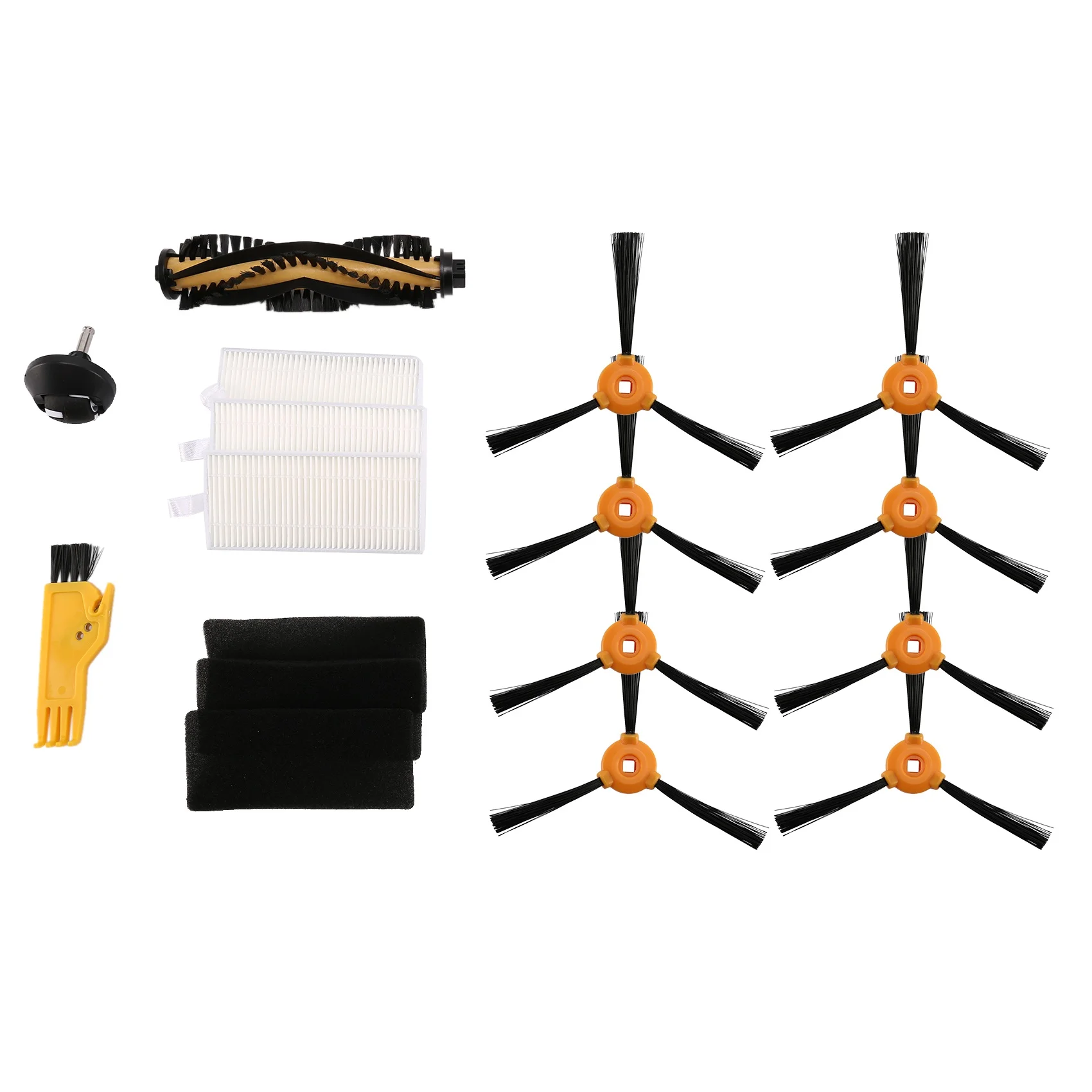 17Pcs Side Brush Caster Filter for ECOVACS DEEBOT 600 601 605 710 N79 N79S Vacuum Cleaner Spare Accessories
17Pcs Side Brush Caster Filter for ECOVACS DEEBOT 600 601 605 710 N79 N79S Vacuum Cleaner Spare Accessories