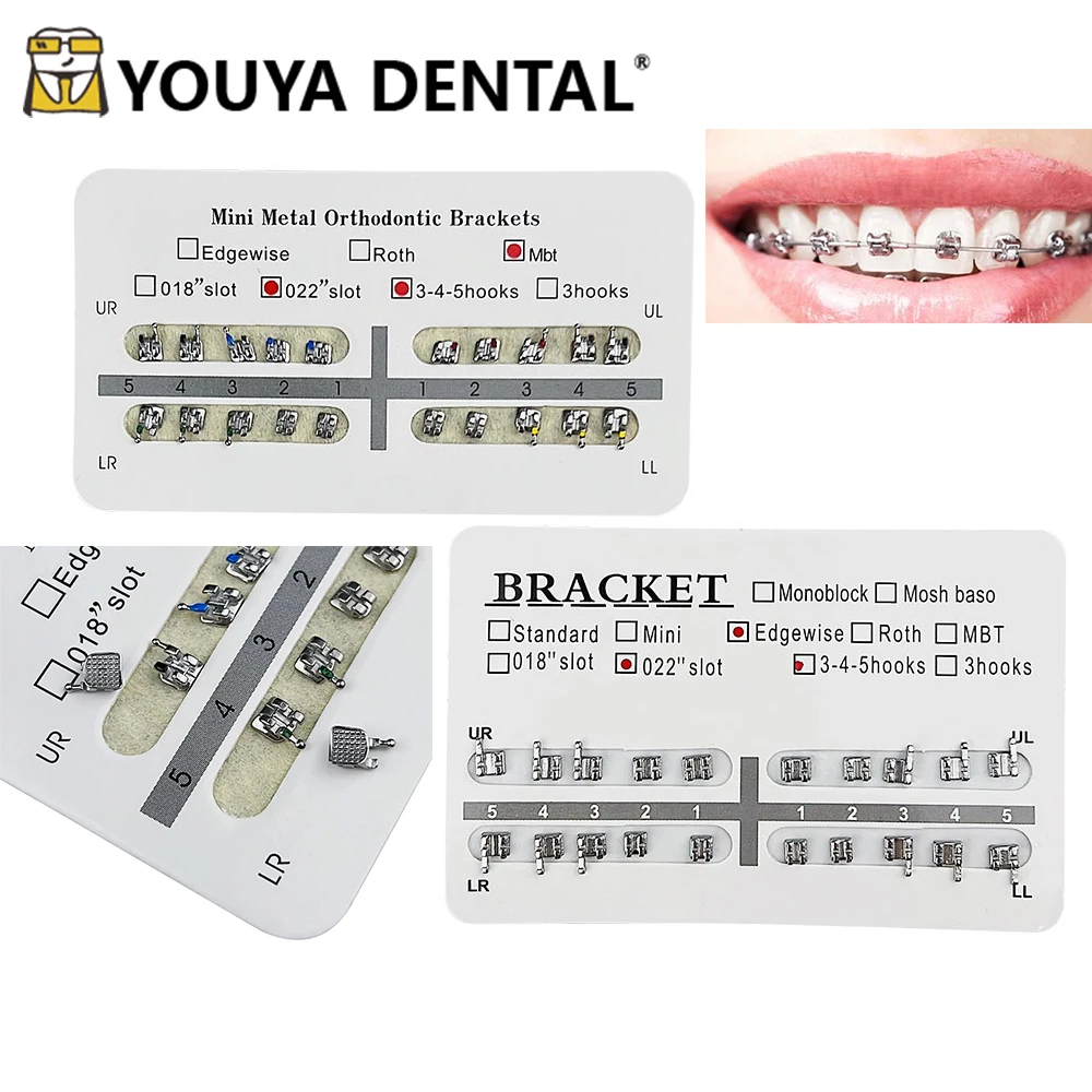 1 Pack Dental Orthodontic Braces Metal Braces Bracket Roth/Mbt/Edgewise 022''Slot 3-4-5 Hooks
1 Pack Dental Orthodontic Braces Metal Braces Bracket Roth/Mbt/Edgewise 022''Slot 3-4-5 Hooks