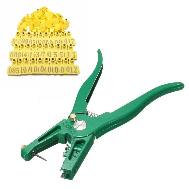 Animal Sheep Livestock Ear Tags Lables Marking Plier(100X Yellow Ear Tag+1X Tag Plier)
Animal Sheep Livestock Ear Tags Lables Marking Plier(100X Yellow Ear Tag+1X Tag Plier)