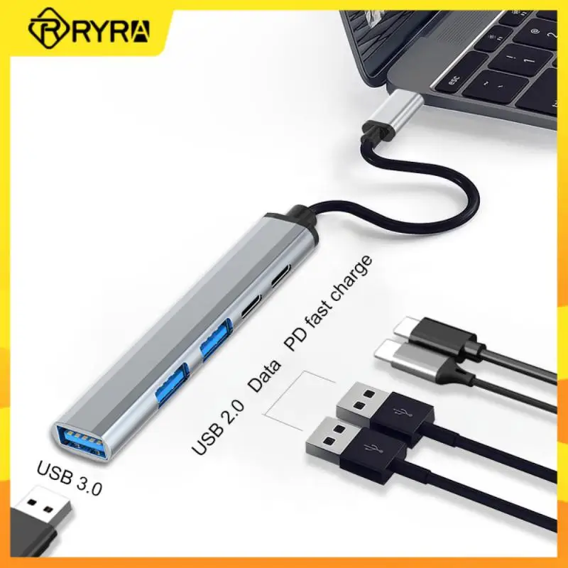 RYRA USB C HUB Type C Splitter PD 65W Fast Charge Multifunction USB 3.0 Adapter For Macbook Air Pro iPad PC Accessories
RYRA USB C HUB Type C Splitter PD 65W Fast Charge Multifunction USB 3.0 Adapter For Macbook Air Pro iPad PC Accessories