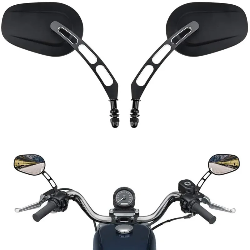 Black 8mm Aluminum Motorcycle Rearview Side Mirror For Harley Touring Road King 883 1200 48
Black 8mm Aluminum Motorcycle Rearview Side Mirror For Harley Touring Road King 883 1200 48