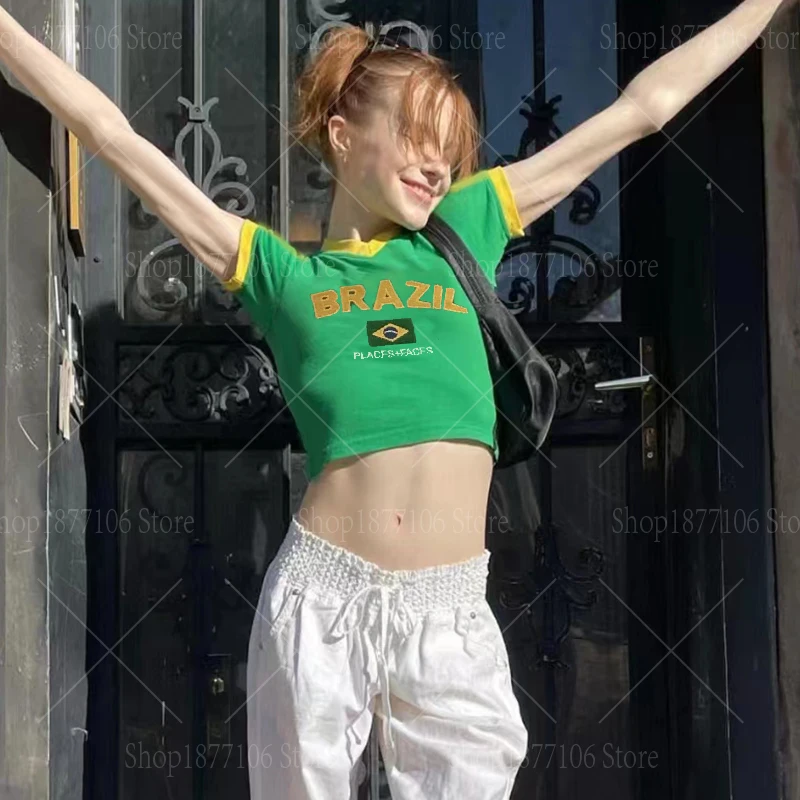 Y2K Retro Street Clothing Aesthetic Garbage Baby T-shirt Women's Letter Printed Blouse Casual Short-sleeved Clothes EMO Girl Tee
Y2K Retro Street Clothing Aesthetic Garbage Baby T-shirt Women's Letter Printed Blouse Casual Short-sleeved Clothes EMO Girl Tee