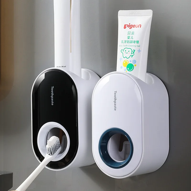 Bathroom Accessories Set Automatic Toothpaste Dispenser Toothpaste Squeezer Wall Mount Holder Toothbrush Squeezer Holder Rack
Bathroom Accessories Set Automatic Toothpaste Dispenser Toothpaste Squeezer Wall Mount Holder Toothbrush Squeezer Holder Rack