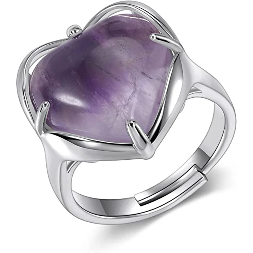 XSM Natural Crystal Flower Leaf Wire Wrapped Crystal Heart Stone Pendant &Crystal Ring Inlaid Heart Healing Crystal Stone Ring
XSM Natural Crystal Flower Leaf Wire Wrapped Crystal Heart Stone Pendant &Crystal Ring Inlaid Heart Healing Crystal Stone Ring