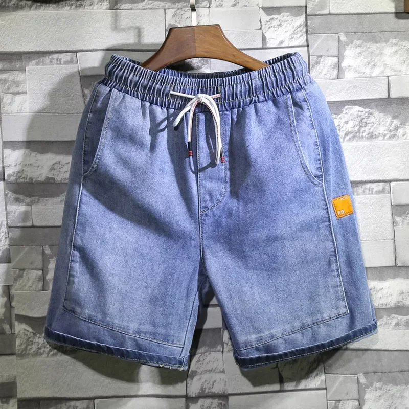 2021 Summer New Light Blue Denim Shorts Men Plus Size Loose Drawstring Short Tooling Jeans Male Brand Clothes
2021 Summer New Light Blue Denim Shorts Men Plus Size Loose Drawstring Short Tooling Jeans Male Brand Clothes