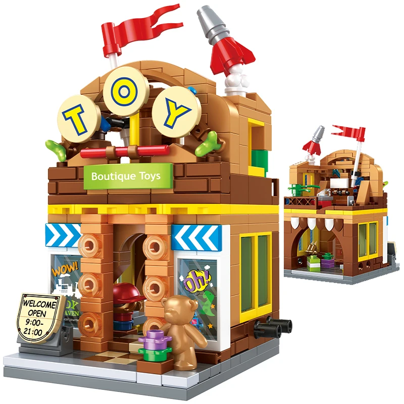 City Friends Fantasy Cartoon Street View Toy Store House Architecture Building Blocks Shop Model Set Bricks Toys For Kids Gifts
City Friends Fantasy Cartoon Street View Toy Store House Architecture Building Blocks Shop Model Set Bricks Toys For Kids Gifts