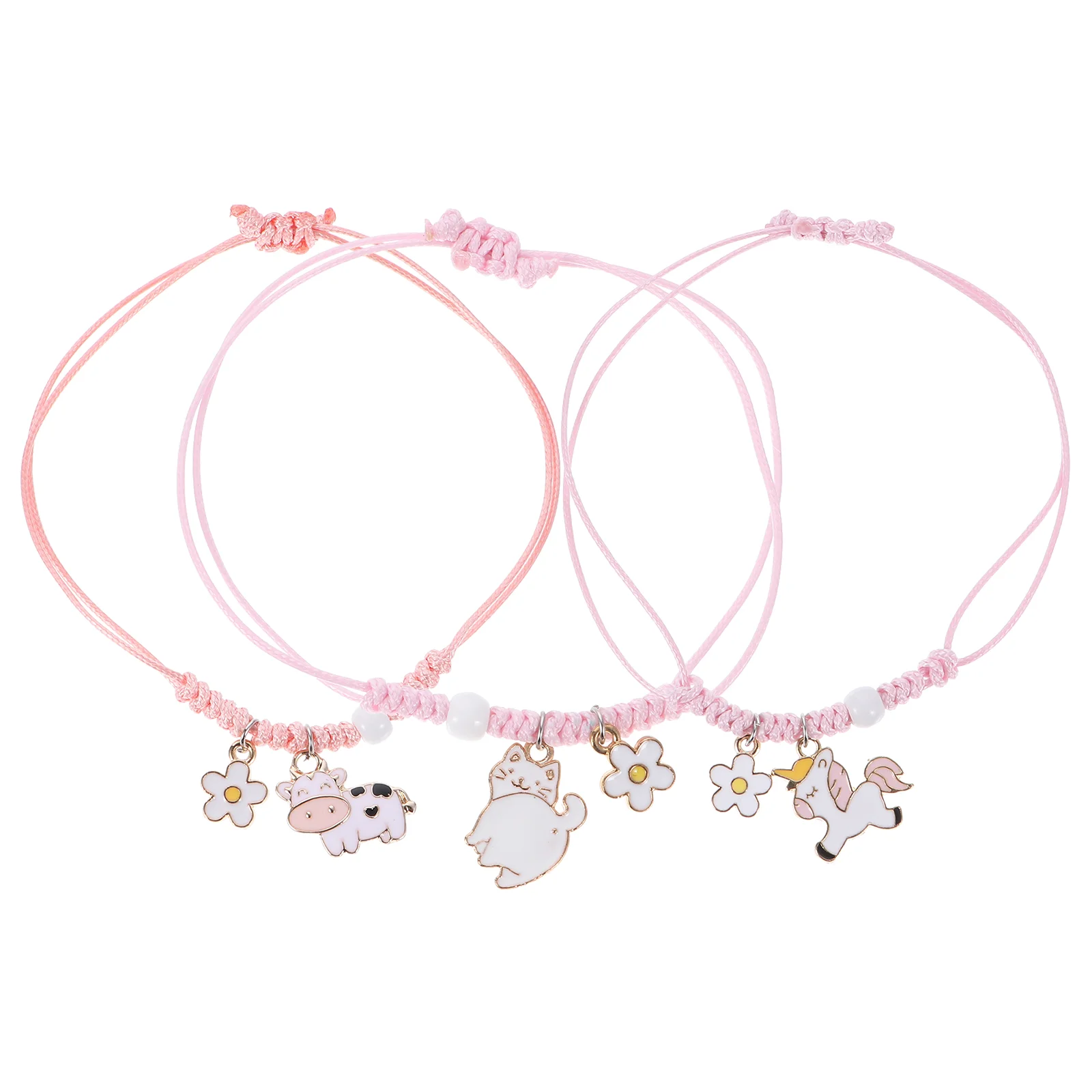 Bracelet String Wrist Braided Bracelets Cow Decorations Chain Hand Gift Women Ropeteens Wristband Jewelry Straplovely Cat
Bracelet String Wrist Braided Bracelets Cow Decorations Chain Hand Gift Women Ropeteens Wristband Jewelry Straplovely Cat