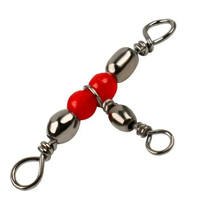 Fishing Rolling Brass Barrel Triple Swivels Bearing Connector Solid Ring Fishing Tackle Accessories
Fishing Rolling Brass Barrel Triple Swivels Bearing Connector Solid Ring Fishing Tackle Accessories