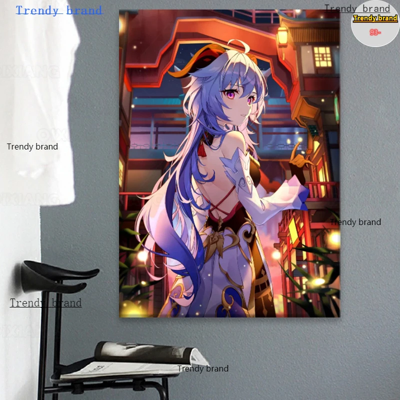 Game Genshin Impact Ganyu Anime Canvas Painting Art Nordic Posters and Prints Wall Pictures for Living Room Decor Frameless
Game Genshin Impact Ganyu Anime Canvas Painting Art Nordic Posters and Prints Wall Pictures for Living Room Decor Frameless