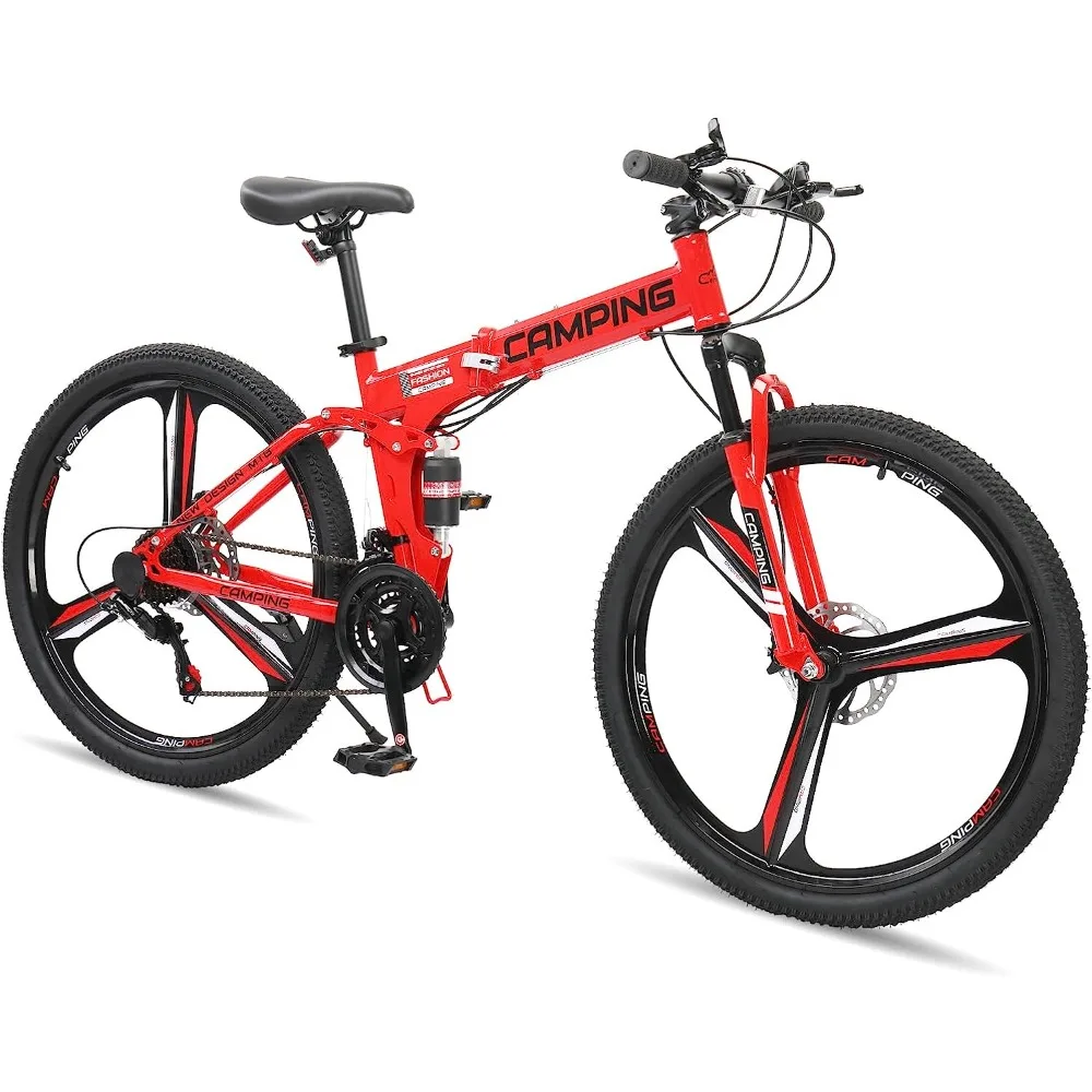 Foldable Mountain Bike for Adults with Cool Design, Powerful Mechanical Dual Disc Brakes, Double Shock Effect, 26 Inches
Foldable Mountain Bike for Adults with Cool Design, Powerful Mechanical Dual Disc Brakes, Double Shock Effect, 26 Inches