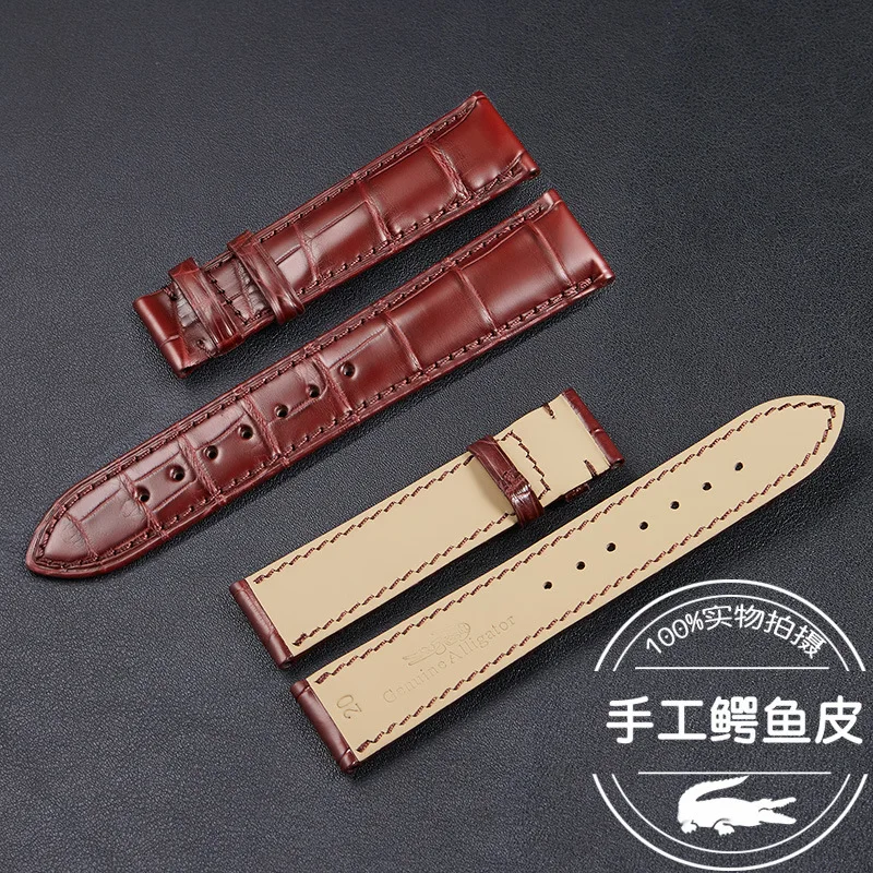 Alligator Leather Strap Leather Strap Hand Stitched Strap Suitable For All Series Of Watch Accessories Watch Wristbands
Alligator Leather Strap Leather Strap Hand Stitched Strap Suitable For All Series Of Watch Accessories Watch Wristbands