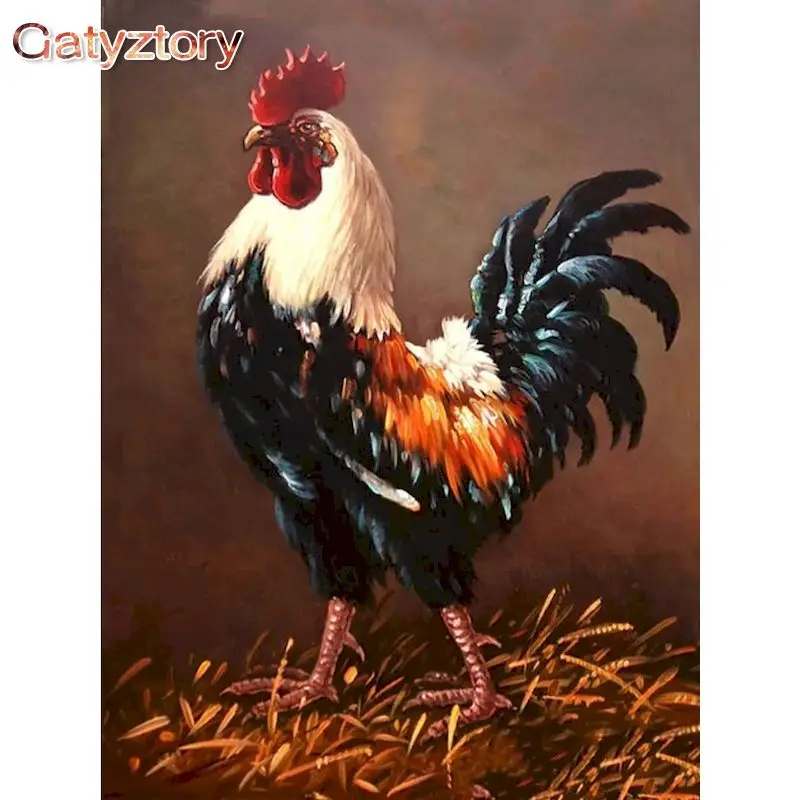 GATYZTORY Frame Picture By Numbers For Adults Child Handmade DIY Gift Rooster Animal Oil Paint By Number Home Decoration Artcraf
GATYZTORY Frame Picture By Numbers For Adults Child Handmade DIY Gift Rooster Animal Oil Paint By Number Home Decoration Artcraf