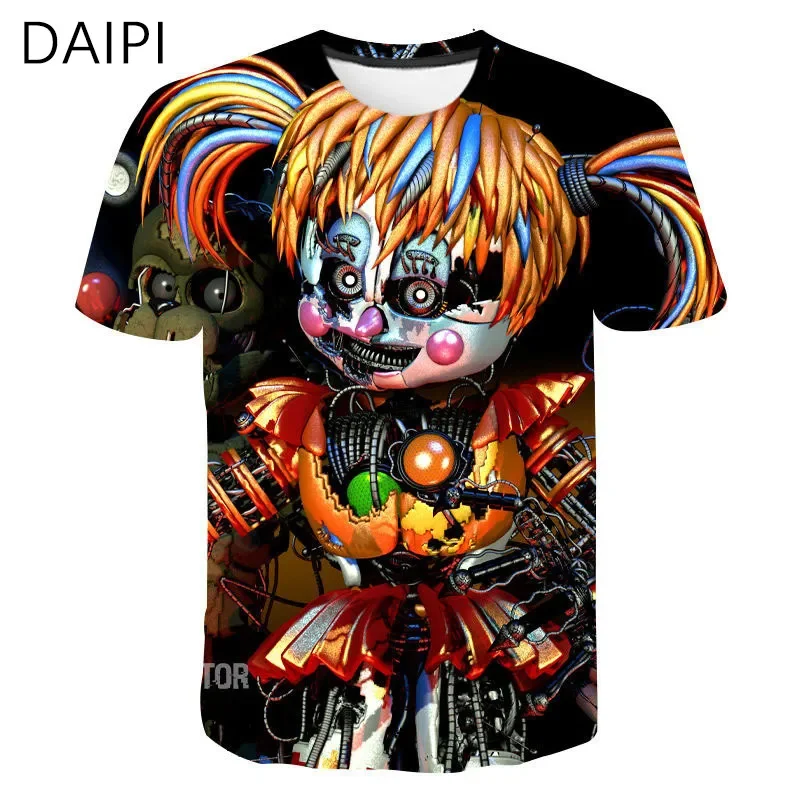 Children's Clothing Cotton T-shirt Fnaf 3D Print Girl and Boys Clothes 2023 Streetwear Fashion Summer Father Son Family Look
Children's Clothing Cotton T-shirt Fnaf 3D Print Girl and Boys Clothes 2023 Streetwear Fashion Summer Father Son Family Look