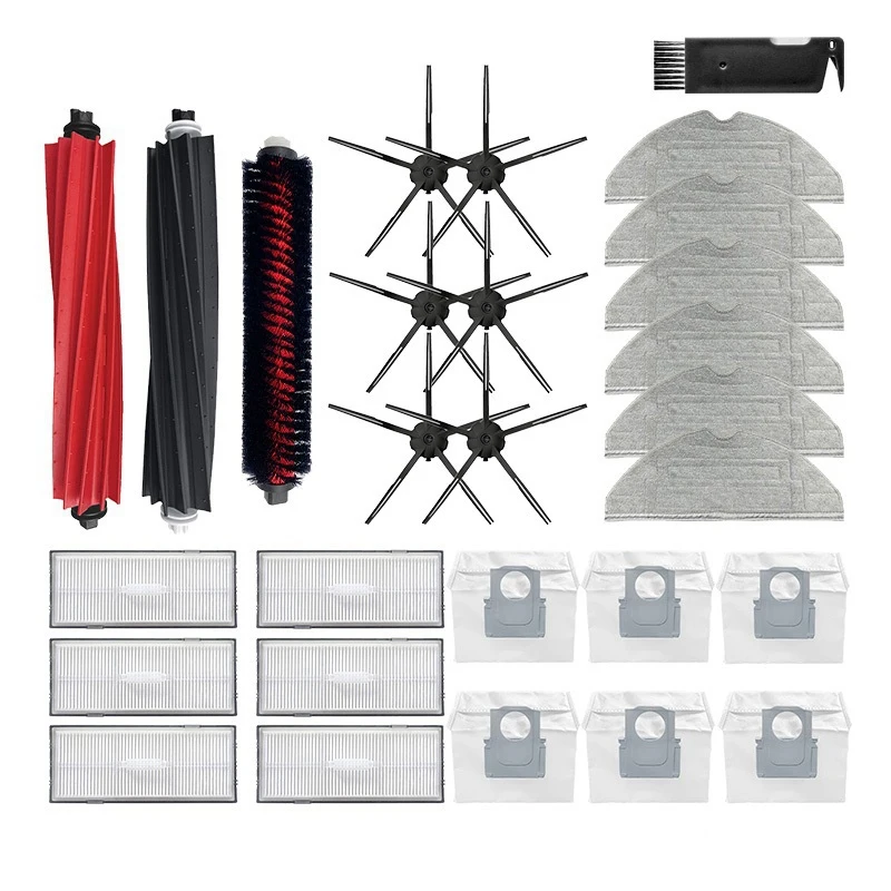 Main Side Brush Mop Hepa Filter Cleaning Rolling Brush For Roborock S8 PLUS S8+ S8 Pro Ultra G20 Vacuum Cleaner Accessories
Main Side Brush Mop Hepa Filter Cleaning Rolling Brush For Roborock S8 PLUS S8+ S8 Pro Ultra G20 Vacuum Cleaner Accessories