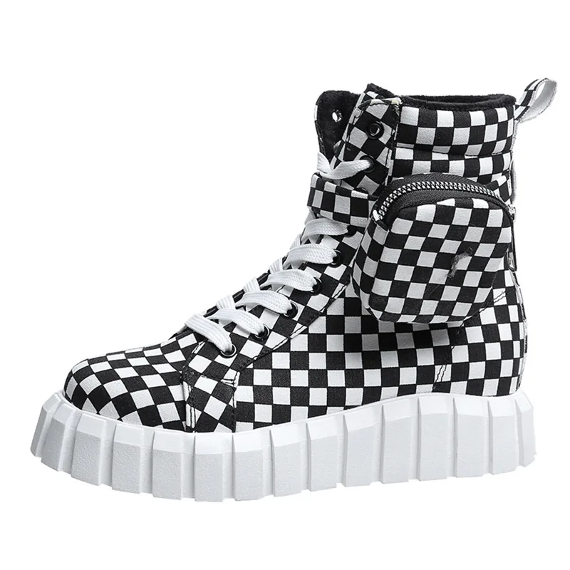Women Casual Short Boots Canvas Plus Cotton Bag Thick Sole Lace Up Fashion Street Outdoor Travel British Style Women Shoes KC334
Women Casual Short Boots Canvas Plus Cotton Bag Thick Sole Lace Up Fashion Street Outdoor Travel British Style Women Shoes KC334