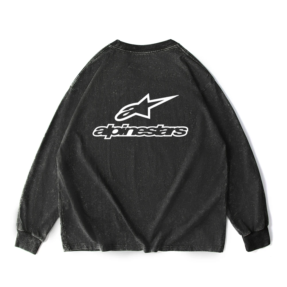 New Men's and Women's spring and autumn Long sleeved Washed Old Vintage High Quality Cotton Loose Round Neck Sweater
New Men's and Women's spring and autumn Long sleeved Washed Old Vintage High Quality Cotton Loose Round Neck Sweater