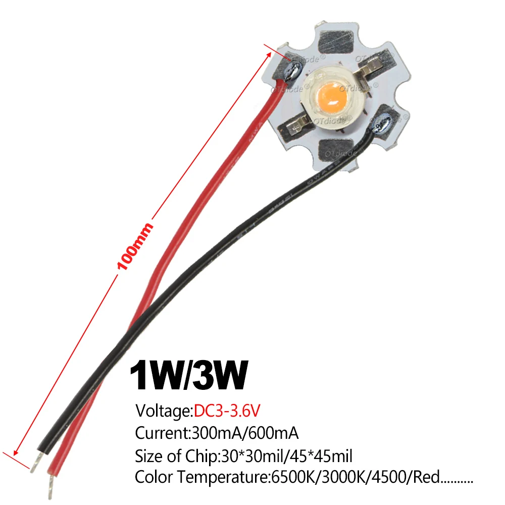Светодиодные модули OTdiode 1W 3W
Светодиодные модули OTdiode 1W 3W