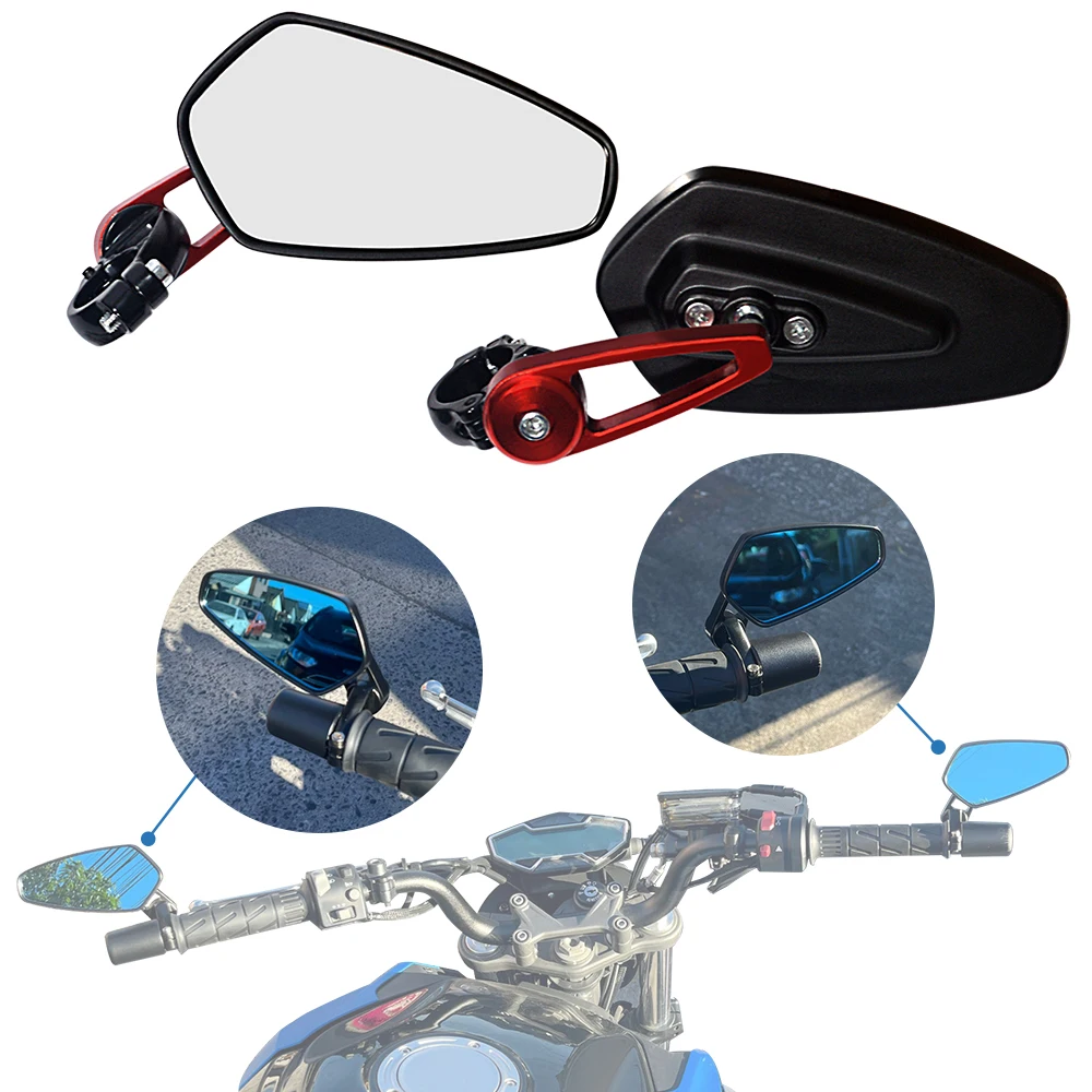 Motorcycle CNC Aluminum Rearview Mirrors Universal 7/8" 22mm Bar End Handlebar Mirror Rear View Mirror Accessories For Yamaha
Motorcycle CNC Aluminum Rearview Mirrors Universal 7/8" 22mm Bar End Handlebar Mirror Rear View Mirror Accessories For Yamaha
