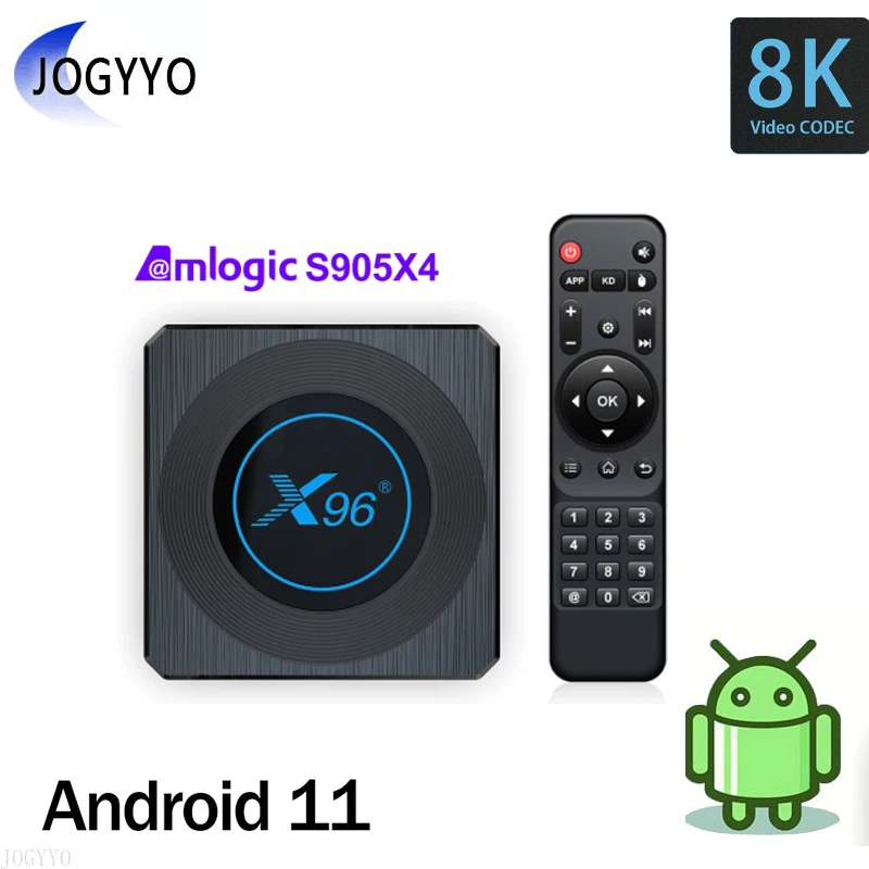 8K X96 X4 Smart TV Box Android 11 Amlogic S905X4 TV BOX 4GB RAM 32GB 64GB Dual Wifi BT4.1 Smart Media Player Set Top Box
8K X96 X4 Smart TV Box Android 11 Amlogic S905X4 TV BOX 4GB RAM 32GB 64GB Dual Wifi BT4.1 Smart Media Player Set Top Box