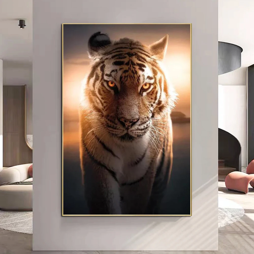 Wild Tiger Canvas Painting Animals Poster Cuadors Decoration and Prints Porch Modern Wall Art Picture for Living Room Home Decor
Wild Tiger Canvas Painting Animals Poster Cuadors Decoration and Prints Porch Modern Wall Art Picture for Living Room Home Decor