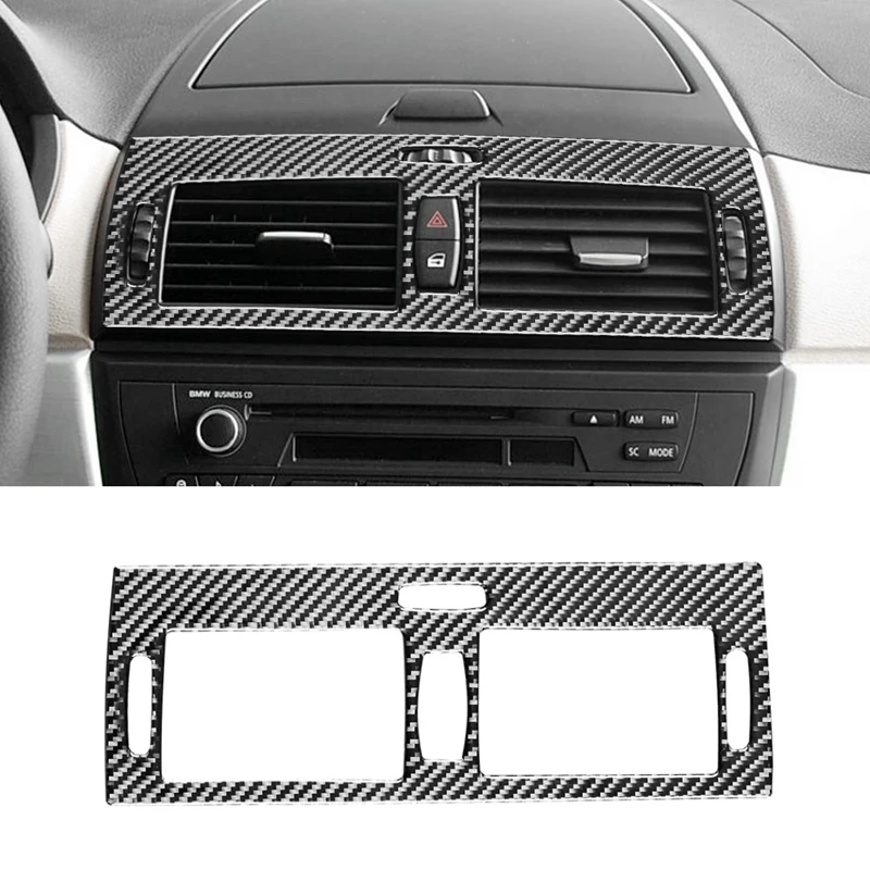 For BMW- X3 E83 2006-2010 Carbon Fiber Central Control Air Outlet Frame Decorative Cover Trim Sticker Accessories
For BMW- X3 E83 2006-2010 Carbon Fiber Central Control Air Outlet Frame Decorative Cover Trim Sticker Accessories