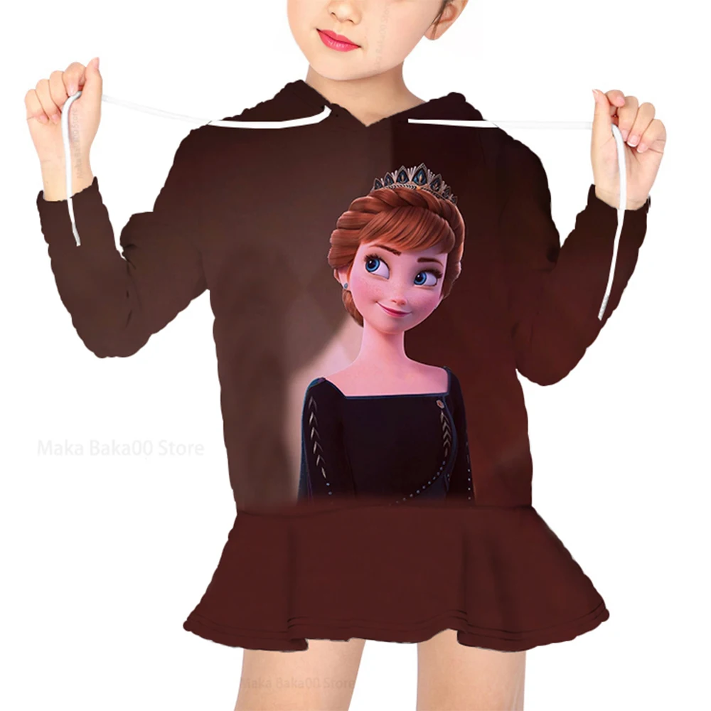 Autumn and winter new Disney princess girls short sweater dress print hoodie casual cartoon children's clothing comfortable top
Autumn and winter new Disney princess girls short sweater dress print hoodie casual cartoon children's clothing comfortable top