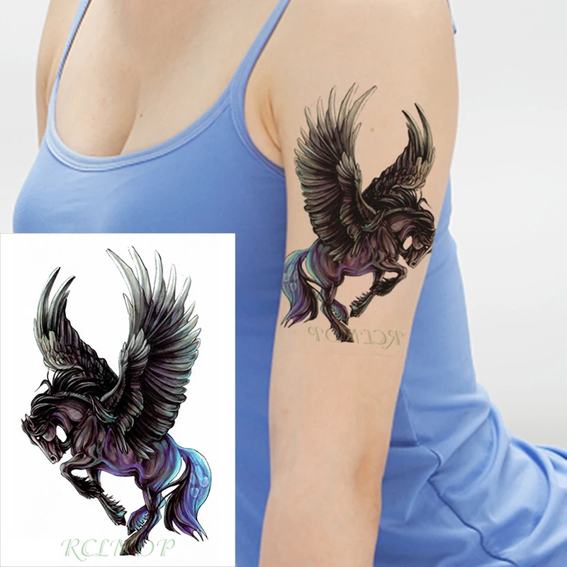 Waterproof Temporary Tattoo Stickers Pegasus wings horse animal Fake Tatto Flash Tatoo Body Art tattoos for Girl Women Men kid
Waterproof Temporary Tattoo Stickers Pegasus wings horse animal Fake Tatto Flash Tatoo Body Art tattoos for Girl Women Men kid