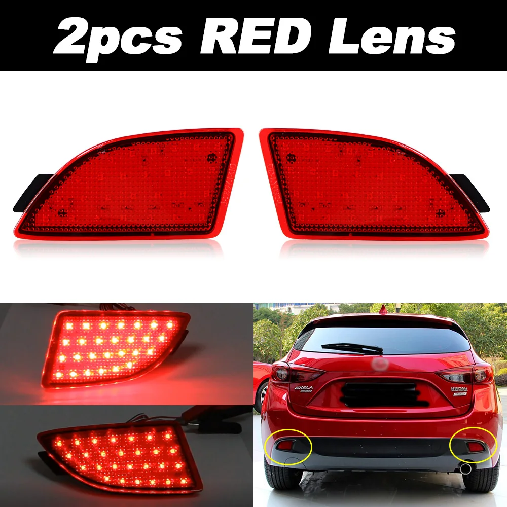 2 шт. для Mazda 3 Axela хэтчбек 2013 2014 2015 2016 Красный задний тормоз, задний фонарь, задний фонарь отражателя
2 шт. для Mazda 3 Axela хэтчбек 2013 2014 2015 2016 Красный задний тормоз, задний фонарь, задний фонарь отражателя
