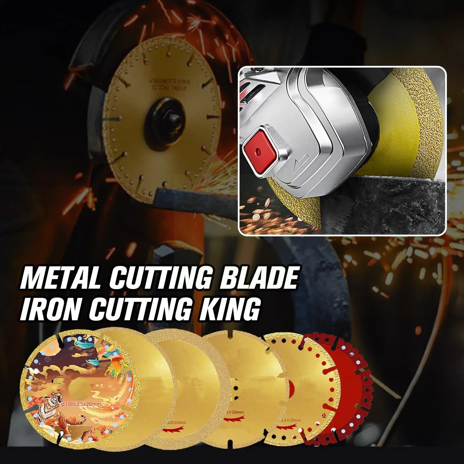 Diamond Saw Blade Hole Diameter 20mm steel iron alloy Special Grinding chipping without cutting blade Brazing metal D E0R6
Diamond Saw Blade Hole Diameter 20mm steel iron alloy Special Grinding chipping without cutting blade Brazing metal D E0R6
