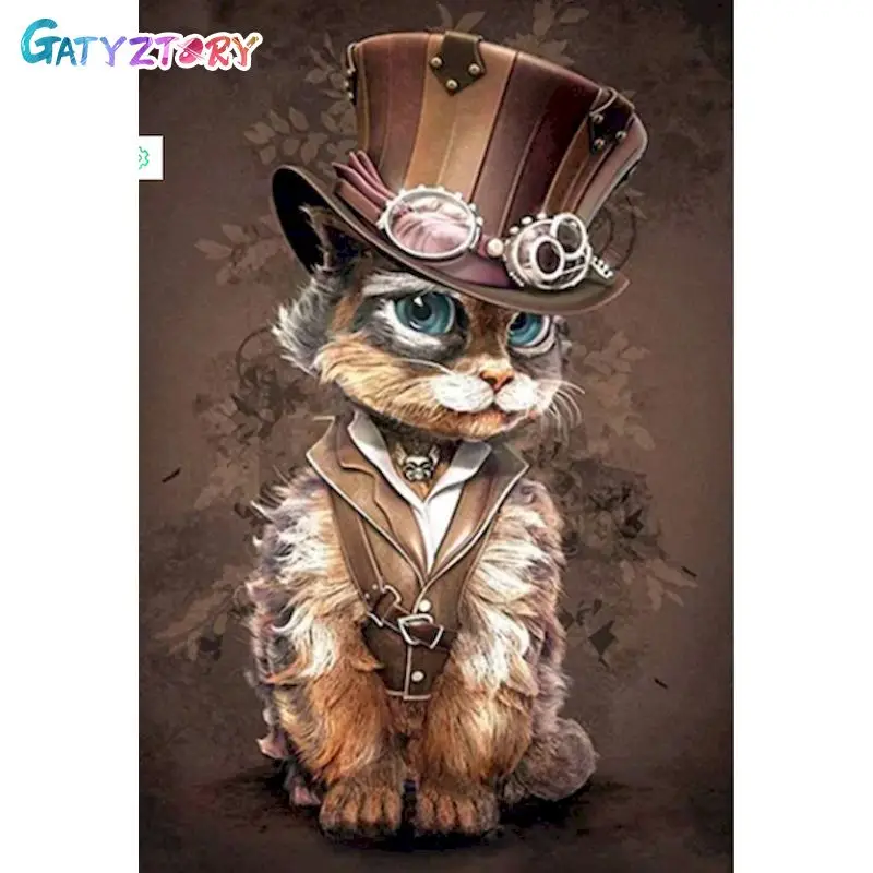 GATYZTORY DIY Painting By Number Cat Drawing On Canvas Gift Pictures By Numbers Animals Kits Hand Painted Paintings Home Decor
GATYZTORY DIY Painting By Number Cat Drawing On Canvas Gift Pictures By Numbers Animals Kits Hand Painted Paintings Home Decor