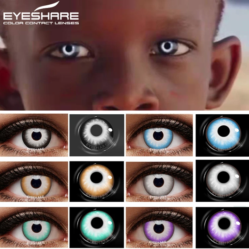 EYESHARE 1pair Color Contacts Lenses for Eyes New Cosplay Colored Contact Lens Eye Blue Lense Yearly Beauty Makeup Contact Lense
EYESHARE 1pair Color Contacts Lenses for Eyes New Cosplay Colored Contact Lens Eye Blue Lense Yearly Beauty Makeup Contact Lense