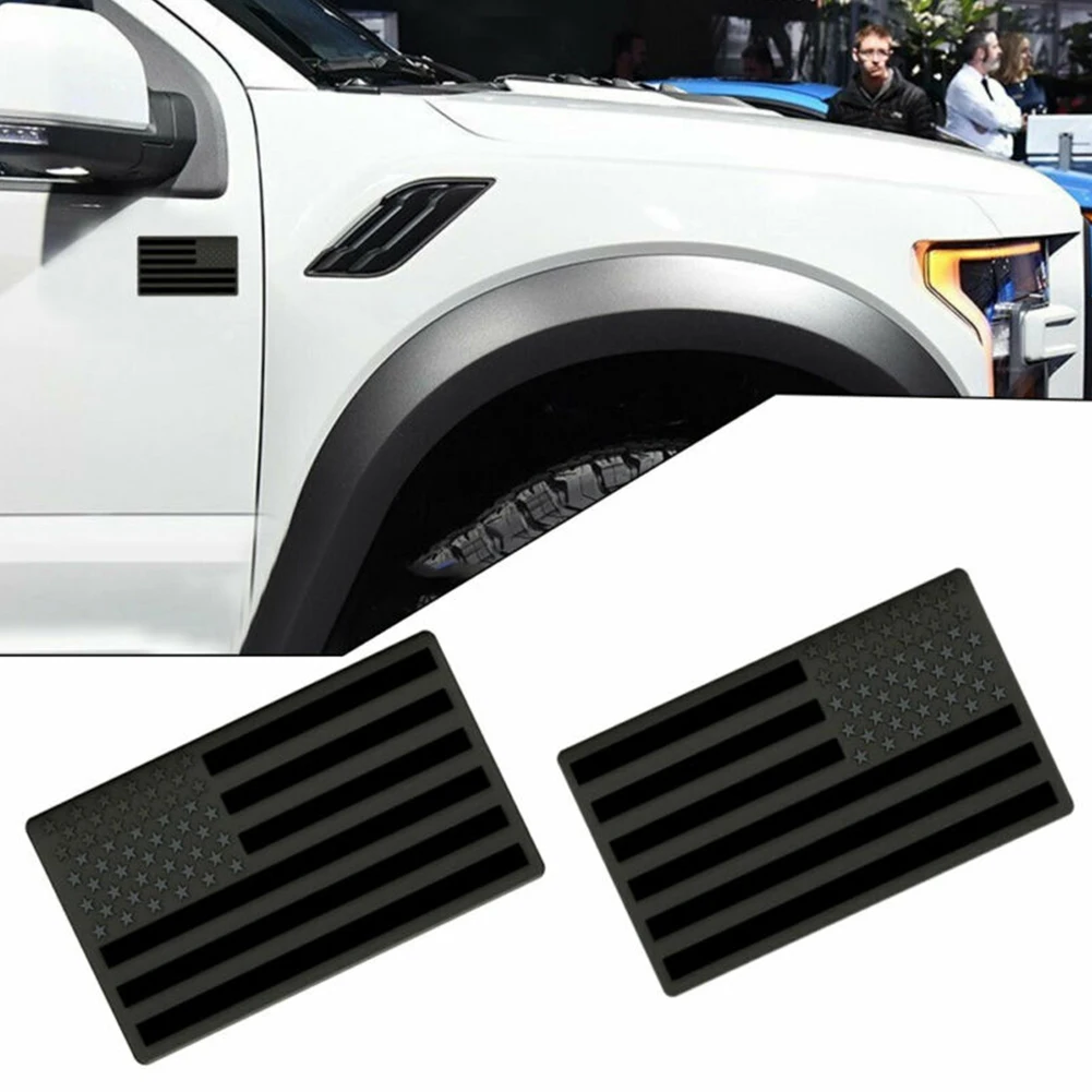 2Pcs Black American Flag Sticker Metal Car Front Left Bumper Hood Decal Body Logo Accessories High Quality
2Pcs Black American Flag Sticker Metal Car Front Left Bumper Hood Decal Body Logo Accessories High Quality