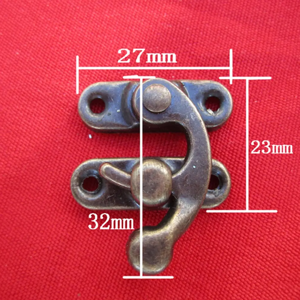 Металлические замки для шкатулок HUXUAN, 5 шт. 
Металлические замки для шкатулок HUXUAN, 5 шт.