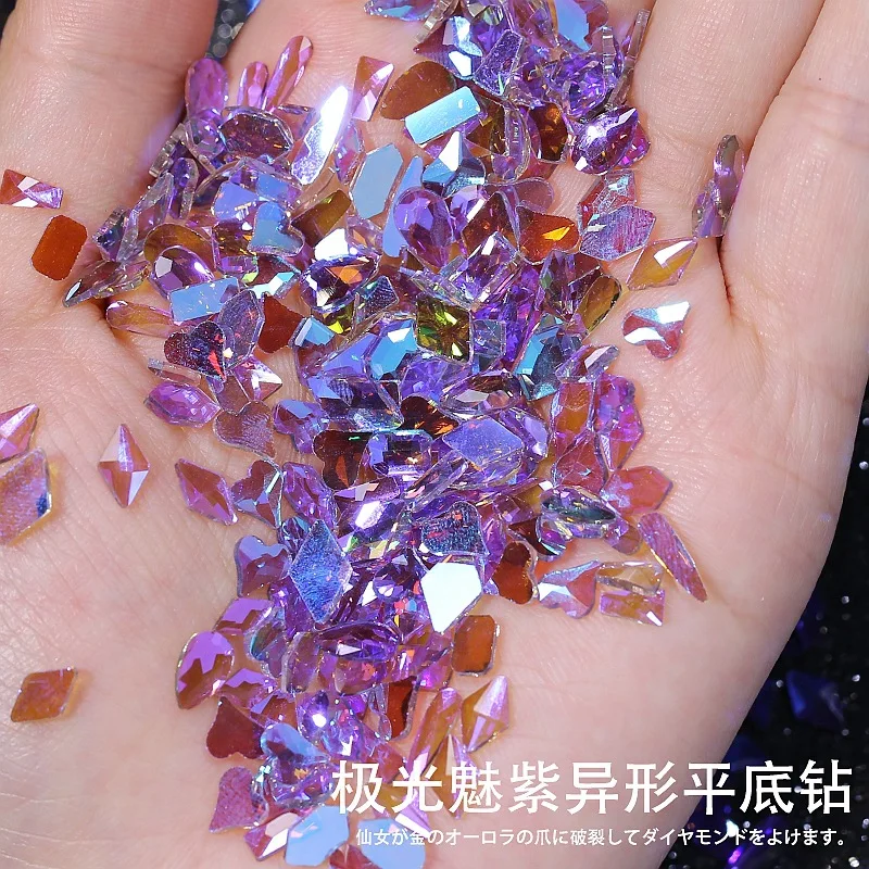 2022 New Mixed Shape Nail Art Rhinestone Transparent Phantom Purple Flat Back Crystal 3D Fingernail DIY Decoration Accessories
2022 New Mixed Shape Nail Art Rhinestone Transparent Phantom Purple Flat Back Crystal 3D Fingernail DIY Decoration Accessories