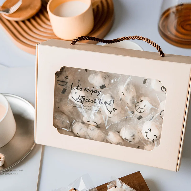 StoBag 5pcs 22x15x5cm Enjoy Handle Paper Box With Window Biscuit Baking Caramel Cookies Packaging Wedding Birthday Party Gift
StoBag 5pcs 22x15x5cm Enjoy Handle Paper Box With Window Biscuit Baking Caramel Cookies Packaging Wedding Birthday Party Gift